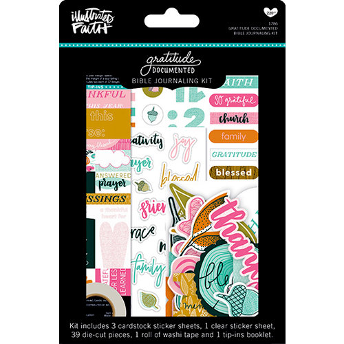 Bella Blvd - Illustrated Faith - Gratitude Documented Collection - Bible Journaling Kit