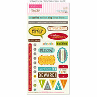 Bella Blvd - Tail Waggers and Cat Naps Collection - Ciao Chip - Self Adhesive Chipboard - Chit Chat