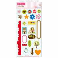 Bella Blvd - Family Dynamix Collection - Ciao Chip - Self Adhesive Chipboard - Icons