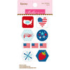 Bella Blvd - Fireworks and Freedom Collection - Epoxy Stickers - Icons