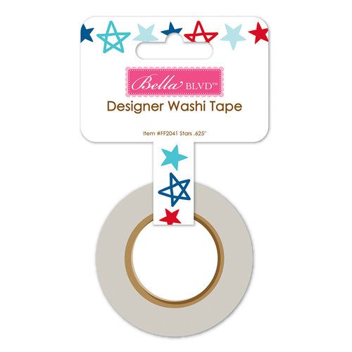 Bella Blvd - Fireworks and Freedom Collection - Washi Tape - Stars