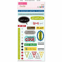 Bella Blvd - Mr. Boy Collection - Ciao Chip - Self Adhesive Chipboard - Chit Chat