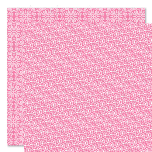 Bella Blvd - Sophisticates Collection - 12 x 12 Double Sided Paper - Sprinkles and Lace - Peep
