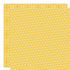 Bella Blvd - Sophisticates Collection - 12 x 12 Double Sided Paper - Sprinkles and Lace - Banana