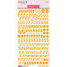 Bella Blvd - Legacy Collection - Cardstock Stickers - Florence Alphabet - Orange