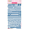 Bella Blvd - Legacy Collection - Cardstock Stickers - Florence Alphabet - Blueberry