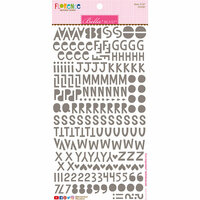 Bella Blvd - Legacy Collection - Cardstock Stickers - Florence Alphabet - Oyster