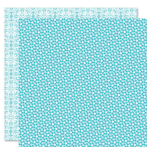 Bella Blvd - Sophisticates Collection - 12 x 12 Double Sided Paper - Sprinkles and Lace - Ice