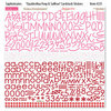 Bella Blvd - Sophisticates Collection - 12 x 12 Cardstock Stickers - Quattrofina Alphabets - Peep and Saffron