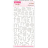 Bella Blvd - Sophisticates Collection - Ciao Chip - Self Adhesive Chipboard - Simply Simona Alphabet - Oyster