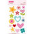 Bella Blvd - Sophisticates Collection - Ciao  Chip - Self Adhesive Chipboard - Stars and Hearts