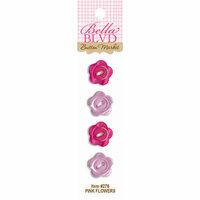 Bella Blvd - Buttons - Pink Flowers