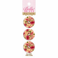 Bella Blvd - Buttons - Pink Flora