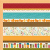 Bella Blvd - Finally Fall Collection - 12 x 12 Double Sided Paper - Borders