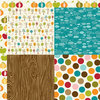Bella Blvd - Finally Fall Collection - 12 x 12 Double Sided Paper - Quadrants