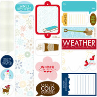 Bella Blvd - Winter Wonder Collection - 12 x 12 Cardstock Stickers - Just Write