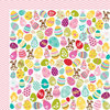 Bella Blvd - Spring Flings and Easter Things Collection - 12 x 12 Double Sided Paper - Egg Hunt