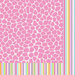 Bella Blvd - Baby Girl Collection - 12 x 12 Double Sided Paper - Snuggly Safari
