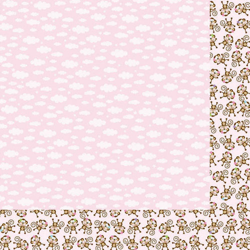 Bella Blvd - Baby Girl Collection - 12 x 12 Double Sided Paper - Sweet Dreams