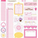 Bella Blvd - Baby Girl Collection - 12 x 12 Cardstock Stickers - Just Write