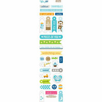 Bella Blvd - Baby Boy Collection - Cardstock Stickers - Miniatures