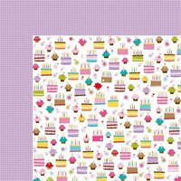 Bella Blvd - Birthday Girl Collection - 12 x 12 Double Sided Paper - Sugar Rush