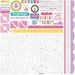 Bella Blvd - Birthday Girl Collection - 12 x 12 Cardstock Stickers - Alphabet and Bits