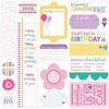 Bella Blvd - Birthday Girl Collection - 12 x 12 Cardstock Stickers - Just Write