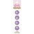 Bella Blvd - Birthday Girl Collection - Buttons - Purple Flowers