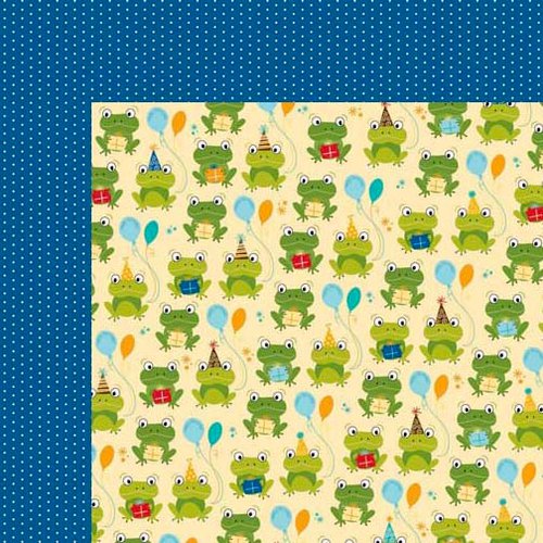 Bella Blvd - Birthday Boy Collection - 12 x 12 Double Sided Paper - Toadilly Cool