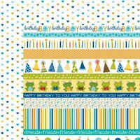 Bella Blvd - Birthday Boy Collection - 12 x 12 Double Sided Paper - Borders