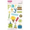 Bella Blvd - Birthday Boy Collection - Ciao Chip - Self Adhesive Chipboard - Icons