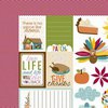 Bella Blvd - Thankful Collection - 12 x 12 Double Sided Paper - Cute Cuts