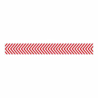 Bella Blvd - Decorative Tape - Red Chevron