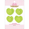 Bella Blvd - Sophisticates Collection - Crochet Hearts - Pickle Juice