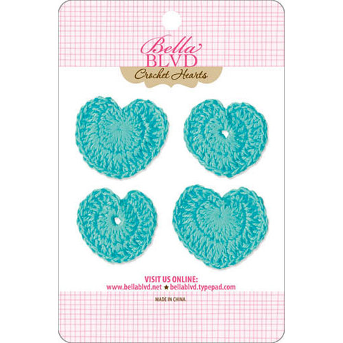 Bella Blvd - Sophisticates Collection - Crochet Hearts - Gulf