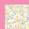 Bella Blvd - Love and Marriage Collection - 12 x 12 Double Sided Paper - Esther Fleming Floral