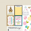 Bella Blvd - Love and Marriage Collection - 12 x 12 Double Sided Paper - Cute Cuts