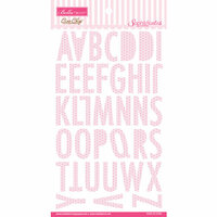 Bella Blvd - Love and Marriage Collection - Ciao Chip - Self Adhesive Chipboard - Sienna Alphabet - Frosting