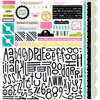 Bella Blvd - Engaged At Last Collection - 12 x 12 Cardstock Stickers - Alphabet and Bits