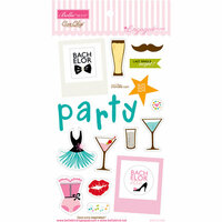 Bella Blvd - Engaged At Last Collection - Ciao Chip - Self Adhesive Chipboard - Icons - Bachelor and Bachelorette