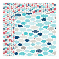 Bella Blvd - All American Collection - 12 x 12 Double Sided Paper - July Sky
