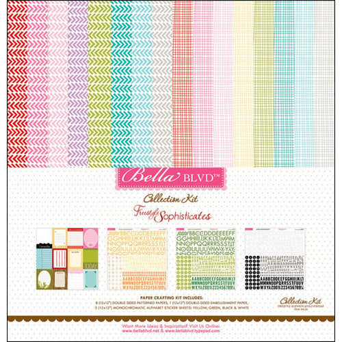 Bella Blvd - Sophisticates Collection - 12 x 12 Collection Kit - Freestyle