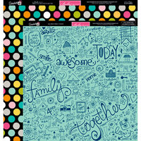 Bella Blvd - Snapshots Collection - 12 x 12 Double Sided Paper - Family Chaos