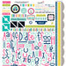 Bella Blvd - Snapshots Collection - 12 x 12 Cardstock Stickers - Alphabet and Bits