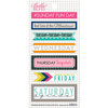 Bella Blvd - Snapshots Collection - Cardstock Stickers - Bookplates - Days