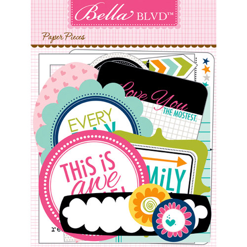 Bella Blvd - Snapshots Collection - Paper Pieces - Die Cut Cardstock Pieces