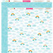 Bella Blvd - Play Date Collection - 12 x 12 Double Sided Paper - Chasing Rainbows