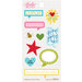 Bella Blvd - Play Date Collection - Cardstock Stickers - Captions