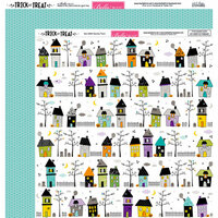 Bella Blvd - Trick or Treat Collection - Halloween - 12 x 12 Double Sided Paper - Spooky Town